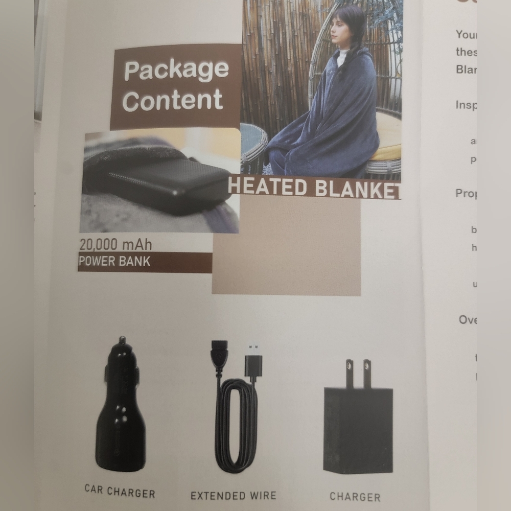 Wearable USB Heated Blanket - Picture 7 of 7